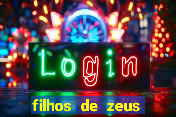 filhos de zeus mitologia grega